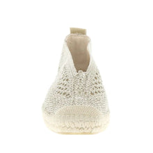 Load image into Gallery viewer, Light Kaki flat espadrlle shoe on a white background