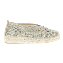 Load image into Gallery viewer, Textured espadrille shoe on a white background

