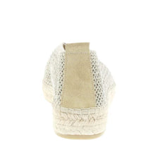 Load image into Gallery viewer, Light Kaki woven shoe on a white background
